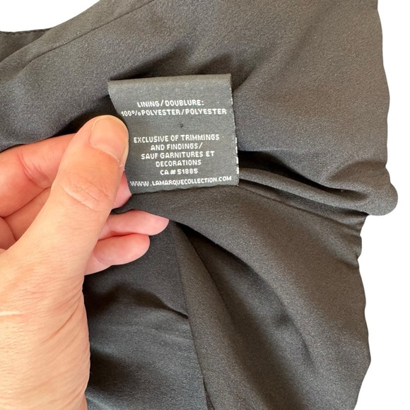 Lamarque Black Leather Jacket. Size S. - Picture 15 of 15